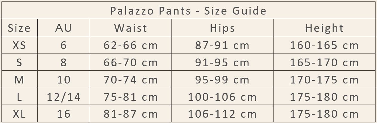 Palazzo Pants - Small