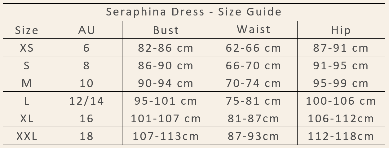 Seraphina Dress - XXL