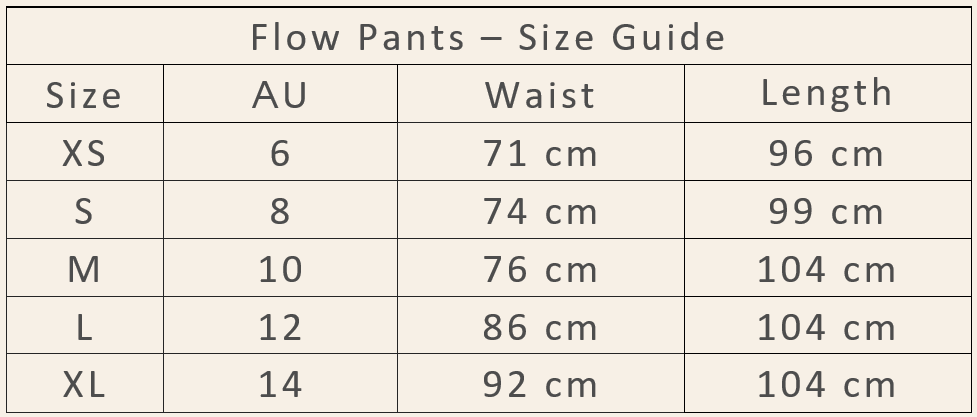 Flow Pants - Small