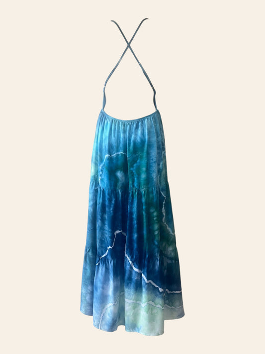 Backless Boho Dress - Medium