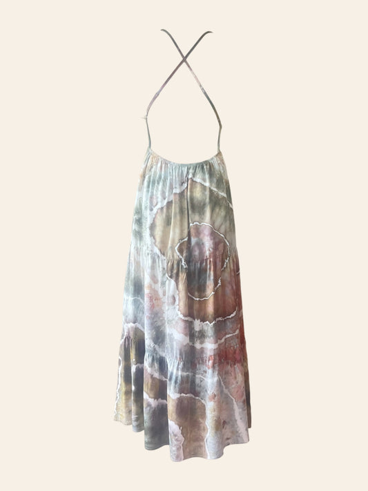 Backless Boho Dress - Small