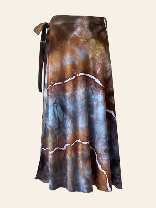 Long Wrap Skirt - One size