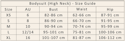 Bodysuit - High Neck - Small