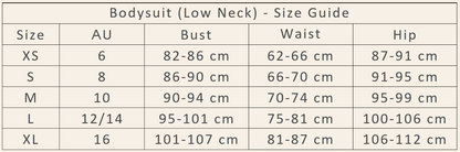 Bodysuit - Low Neck - Small