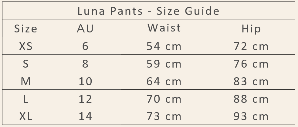 Luna pants - Small