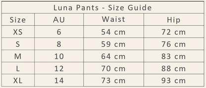 Luna pants - Small