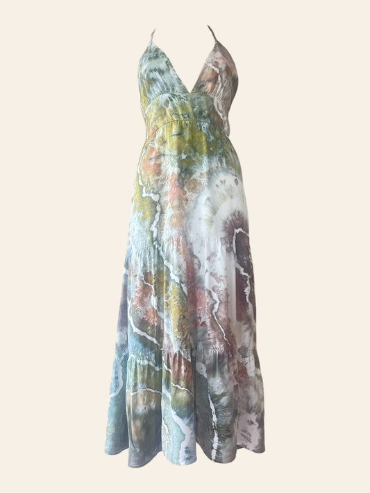 Backless Boho Dress - Large
