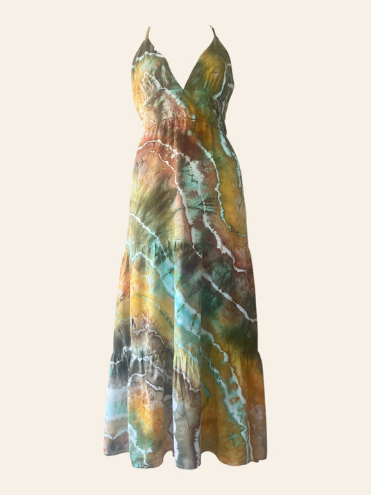 Backless Boho Dress - Large