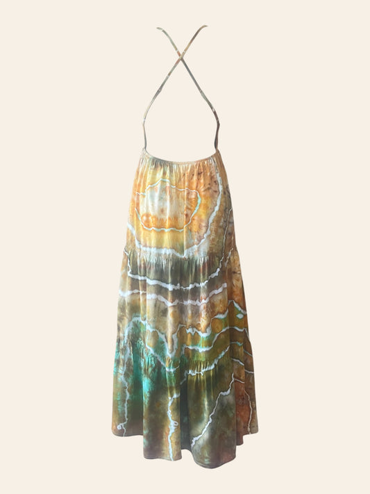 Backless Boho Dress - Small