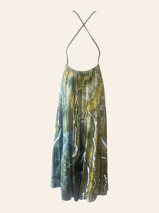 Backless Boho Dress - Small